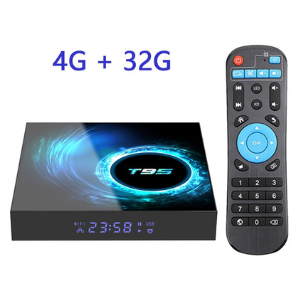 T95 Smart Tv Box Android 10.0 6k 2.4G; 5g Wifi 3D Voice16g 32gb 64gb 4k Quad Core Set-Top Box Media Player