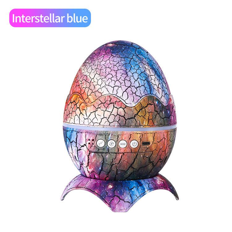 Northern Lights Aurora Projector Dinosaur Egg Star Projector for Bedroom, Galaxy Projector with Bluetooth Speaker & White Noise & Timing, Night Light for Kids Adults