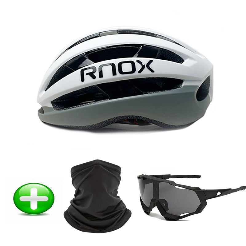 Rnox Aero Bicycle Safety Ultralight Road Bike Helmet Red MTB Cycling City Helmet Outdoor Mountain Sports Cap Casco Ciclismo