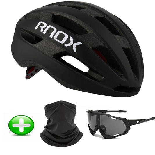 Rnox Aero Bicycle Safety Ultralight Road Bike Helmet Red MTB Cycling City Helmet Outdoor Mountain Sports Cap Casco Ciclismo