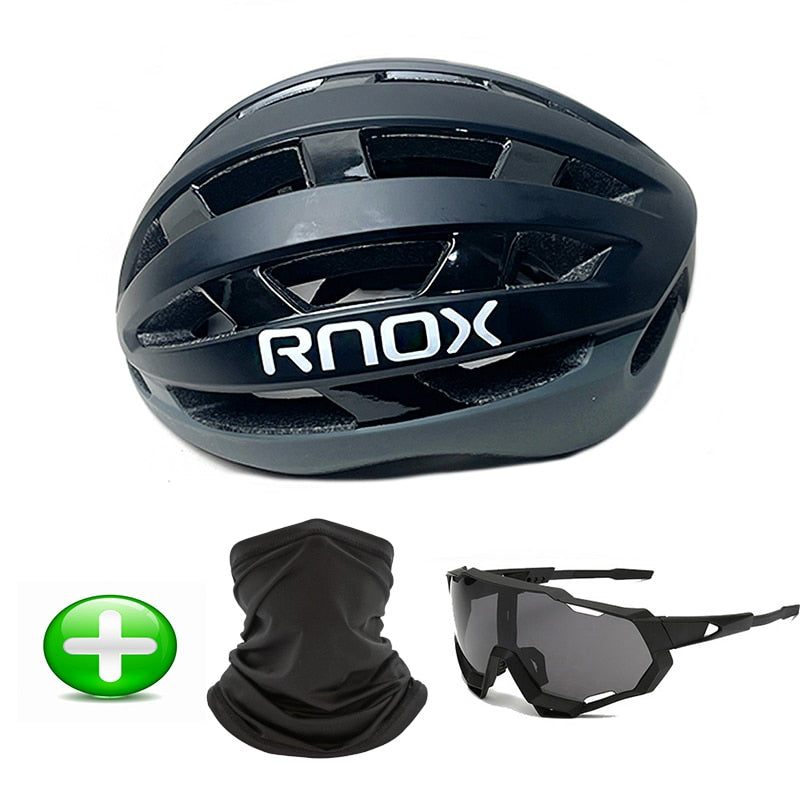 Rnox Aero Bicycle Safety Ultralight Road Bike Helmet Red MTB Cycling City Helmet Outdoor Mountain Sports Cap Casco Ciclismo