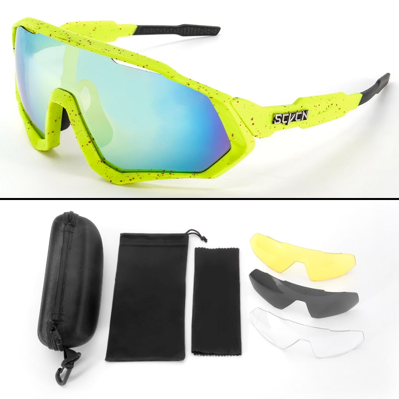 MTB Bike Glasses Outdoor Sports Running Windproof Safety Sunglasses Men Women Road Ridding Cycling Goggles Eyewear