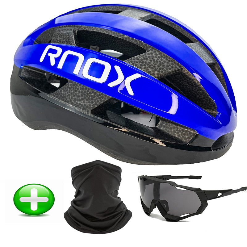 Rnox Aero Bicycle Safety Ultralight Road Bike Helmet Red MTB Cycling City Helmet Outdoor Mountain Sports Cap Casco Ciclismo