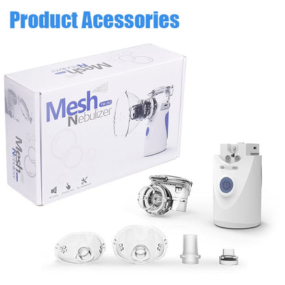 Portable Nebulizer Machine Medical Atomizer Nebuliser Inhalator Adult Children Silent Inhaler Humidificador Nebulizador Portatil